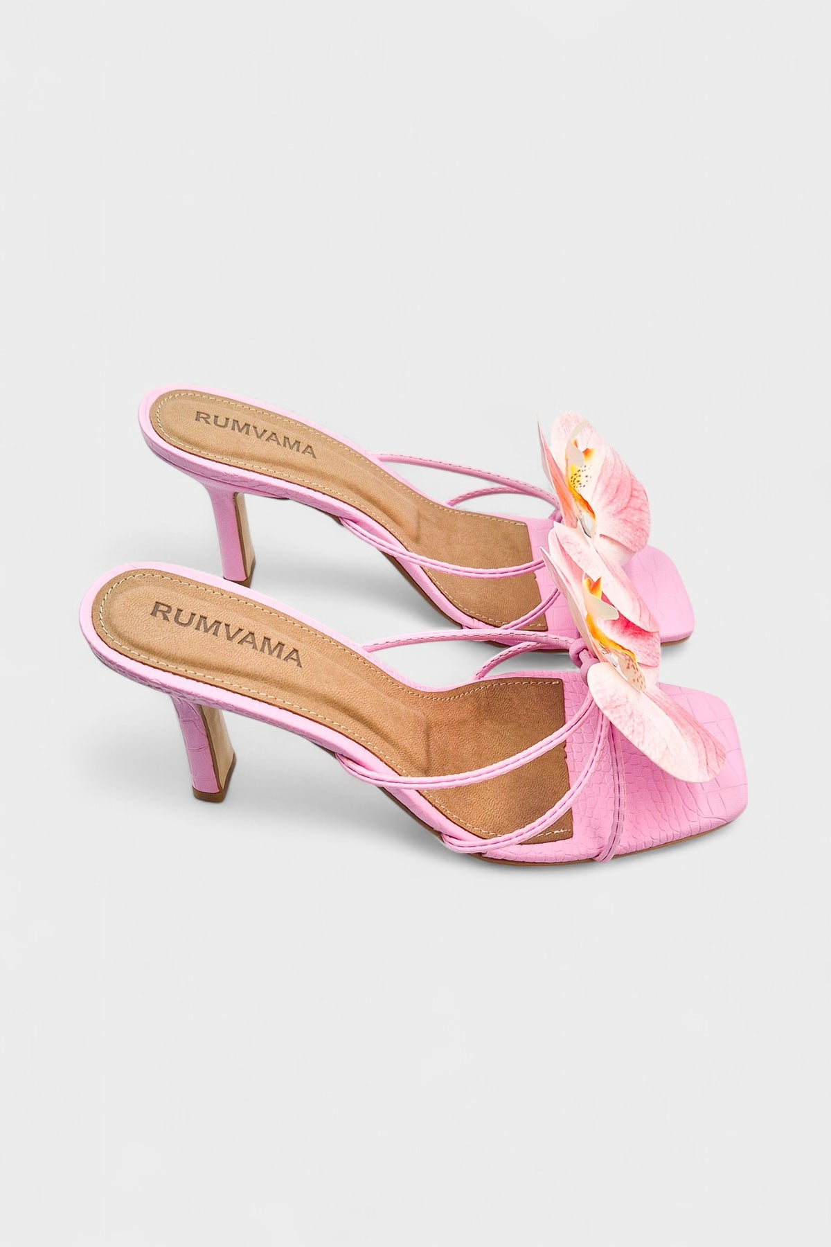 Flamingo Orchid Heels - Rumvama