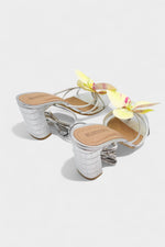 Lemon Orchid Silver Heels - Rumvama