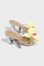 Lemon Orchid Silver Heels - Rumvama