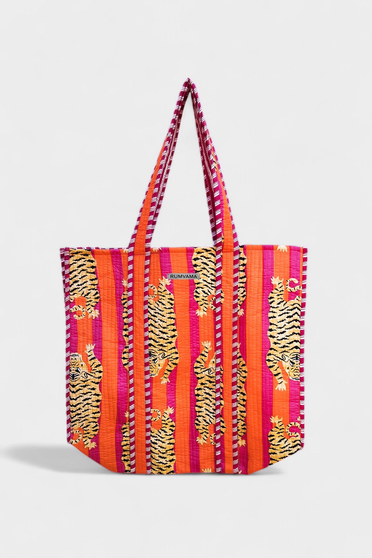 Orange Tiger Tote Bag - Rumvama