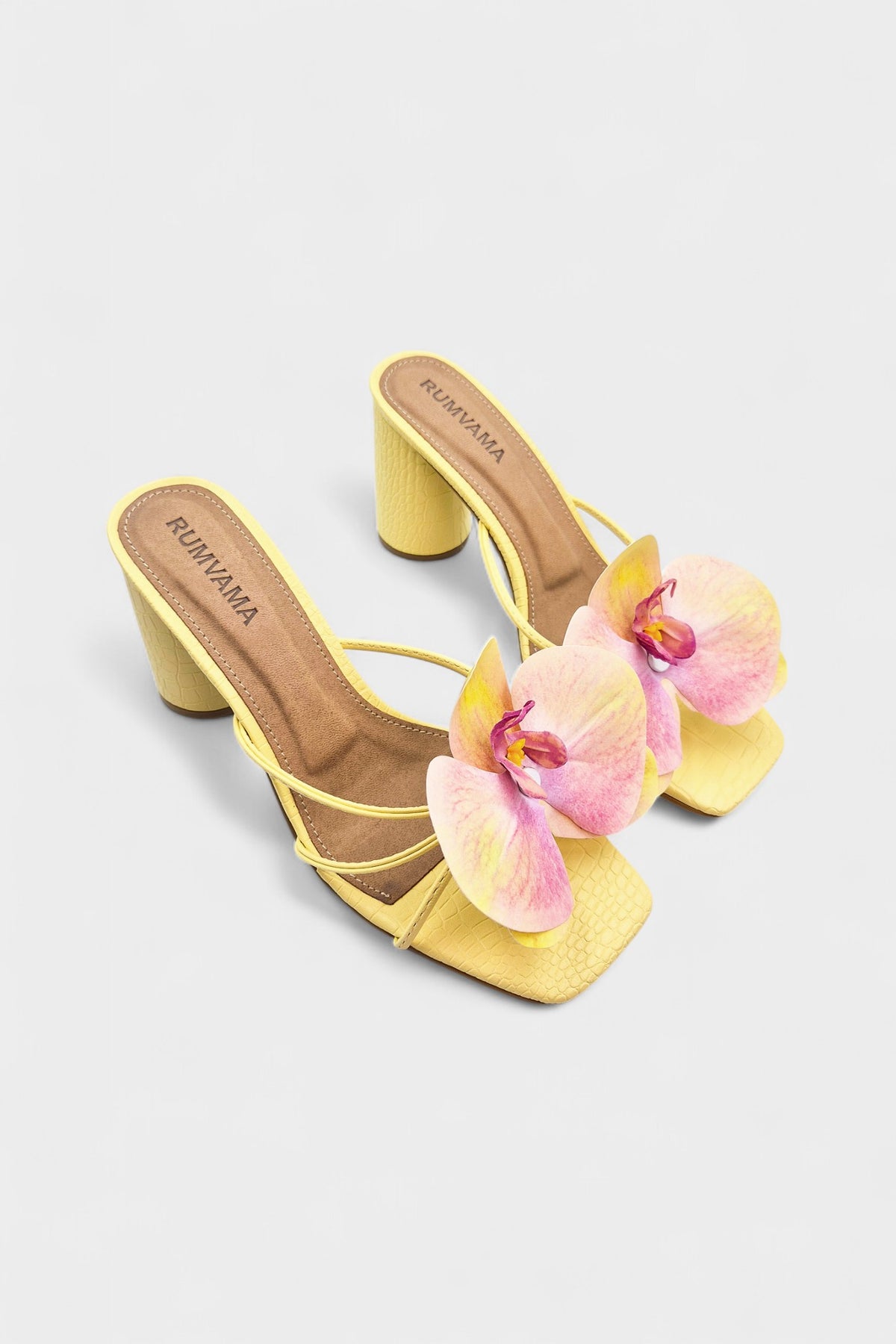 Peach Orchid Heels - Rumvama