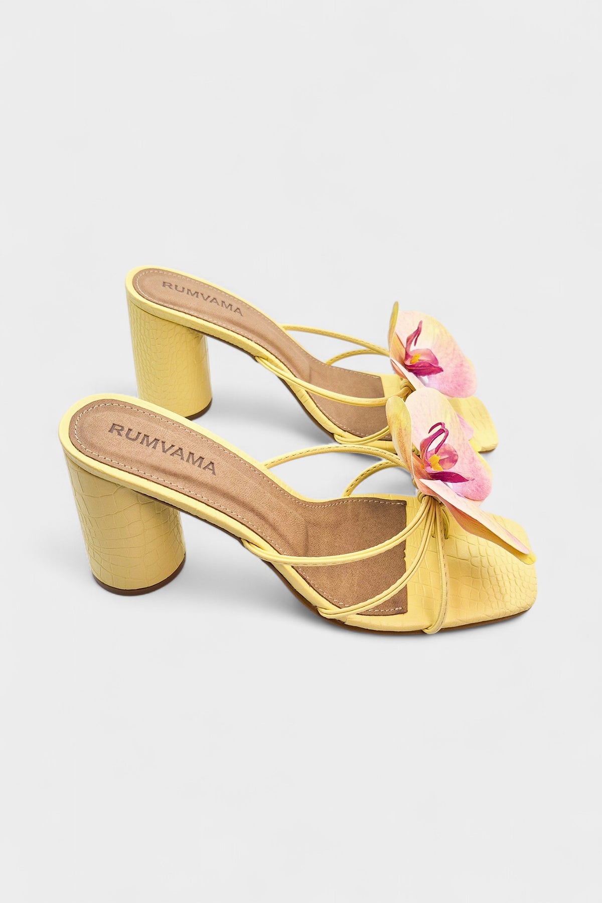 Peach Orchid Heels - Rumvama