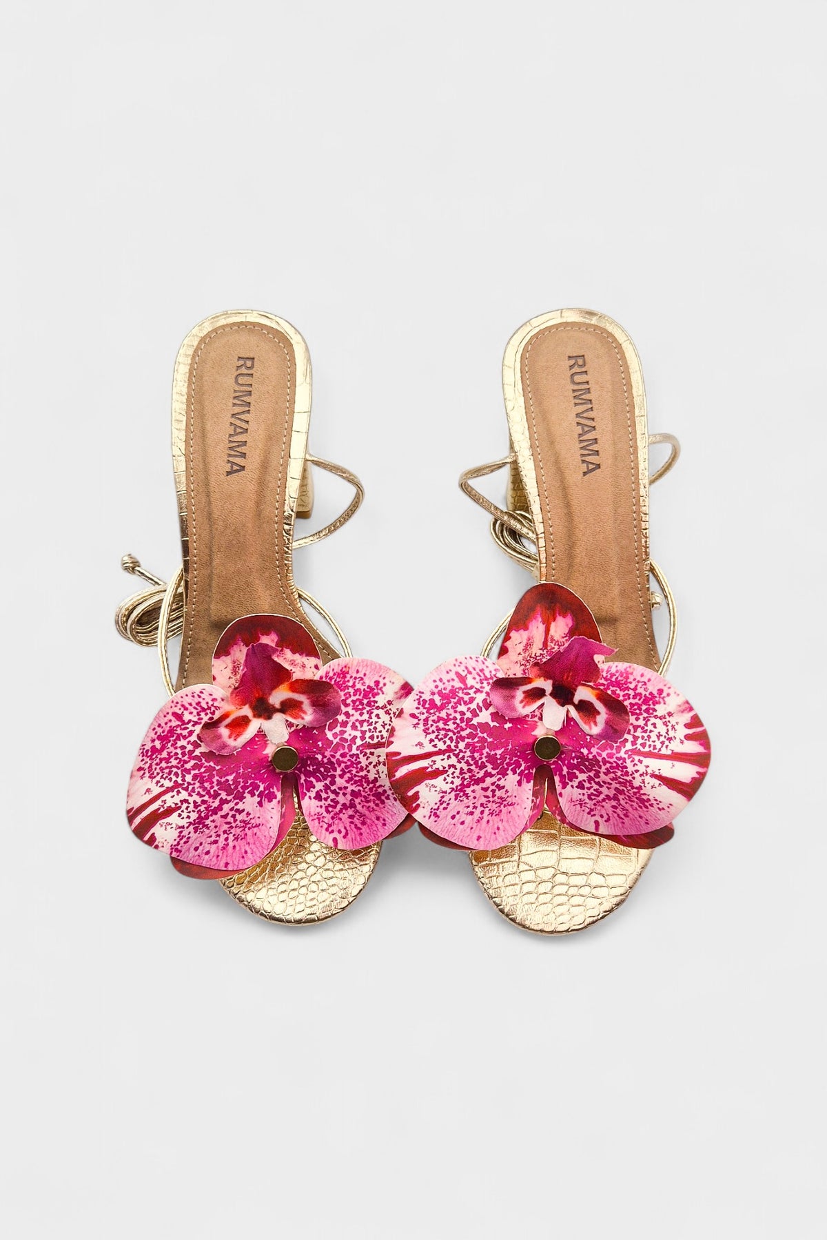 Sangria Orchid Silver Heels - Rumvama