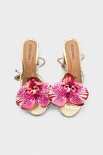 Sangria Orchid Silver Heels - Rumvama