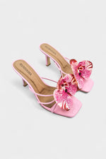 Sangria Orchid Pink Heels - Rumvama