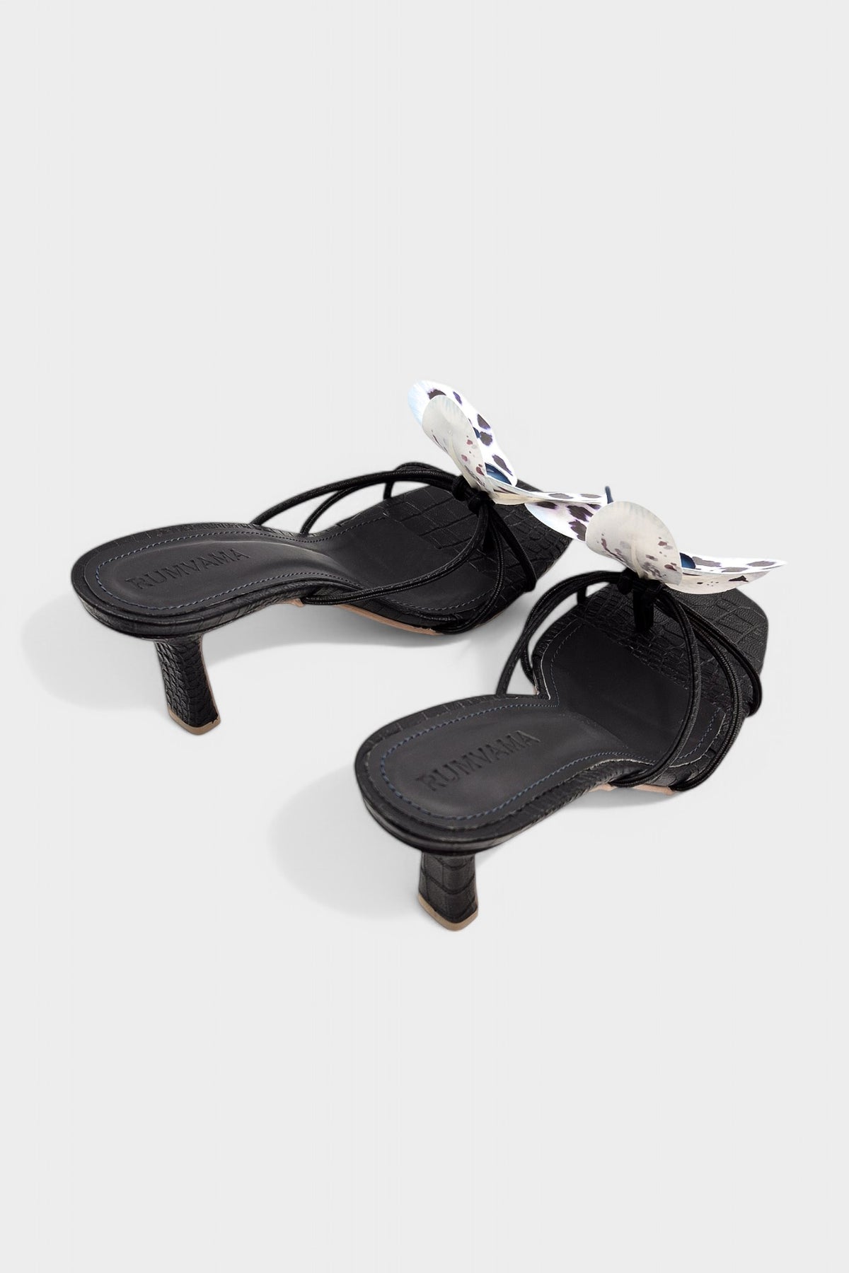 Dalmatian Orchid Heels - Rumvama