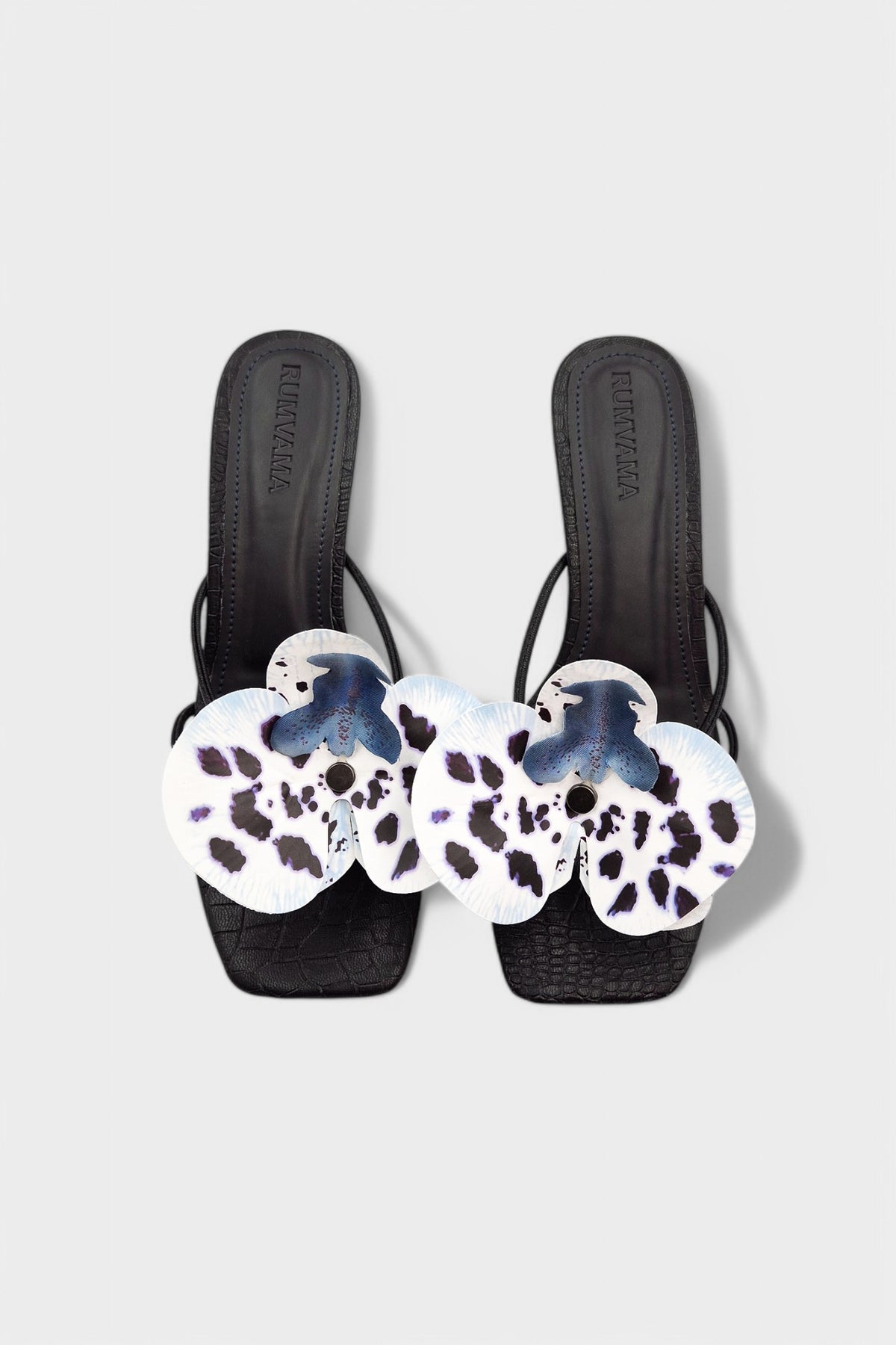 Dalmatian Orchid Heels - Rumvama