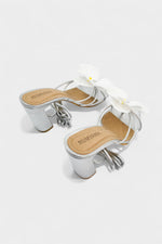 White Orchid Silver Heels - Rumvama