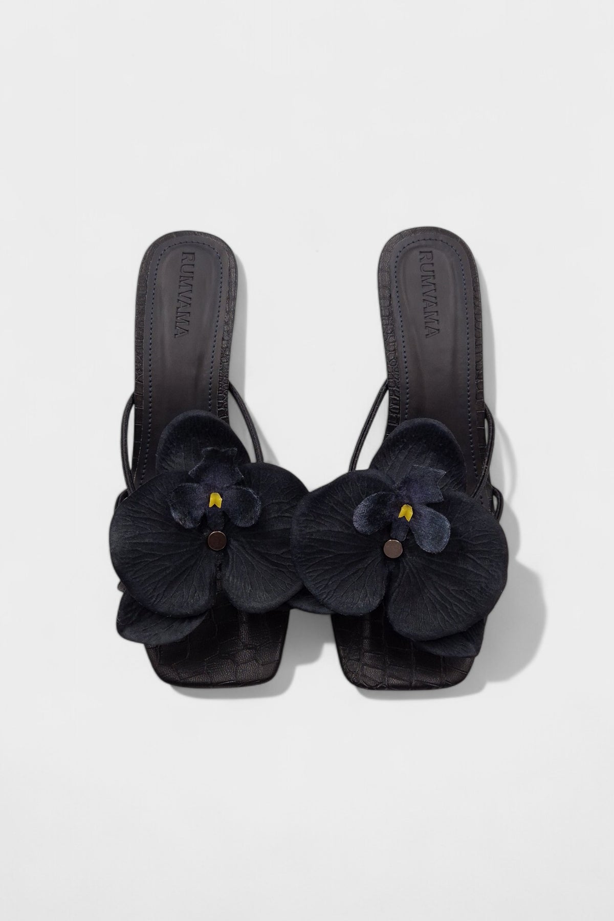 Black Orchid Heels - Rumvama