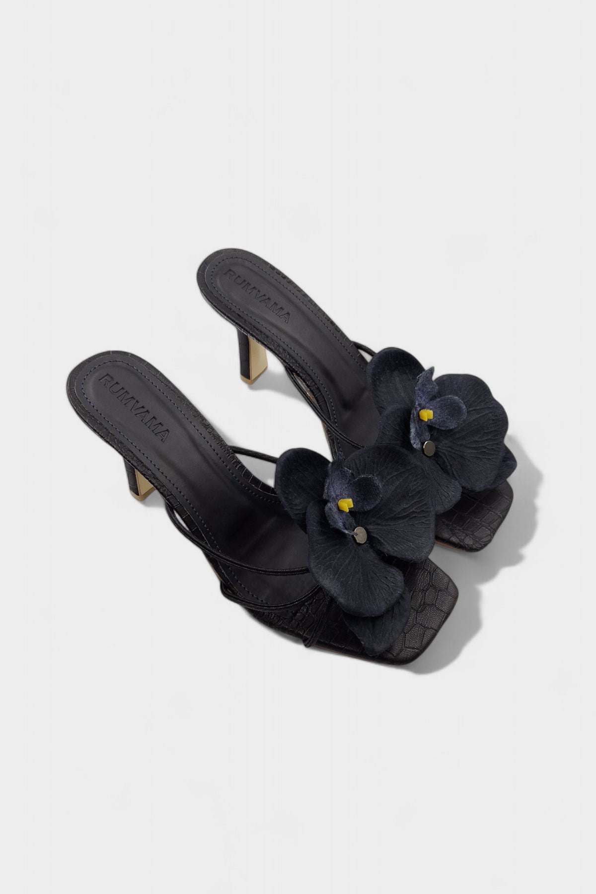 Black Orchid Heels - Rumvama