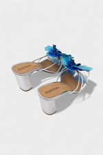 Blue Orchid Silver Heels - Rumvama