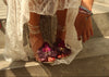 Purple Orchid Gold Heels