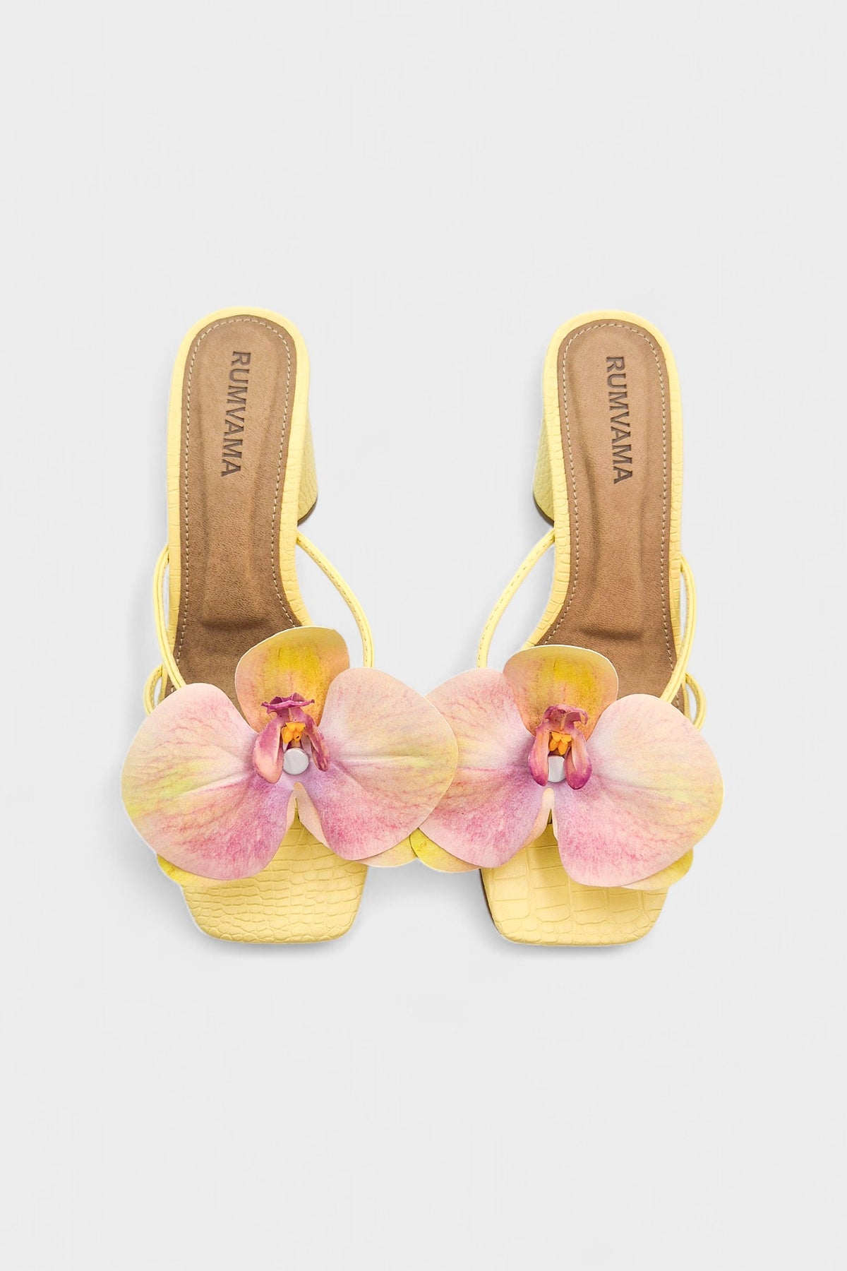Peach Orchid Heels - Rumvama